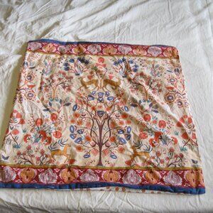 Anthropologie Michaela Cotton Pillow Sham - 27" square